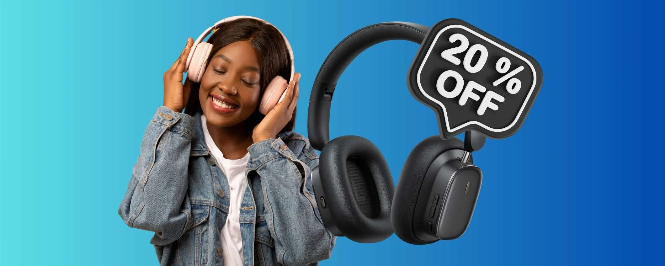 Baseus Bowie H1i in offerta con il 30% di sconto: audio avvolgente ed elegantissime