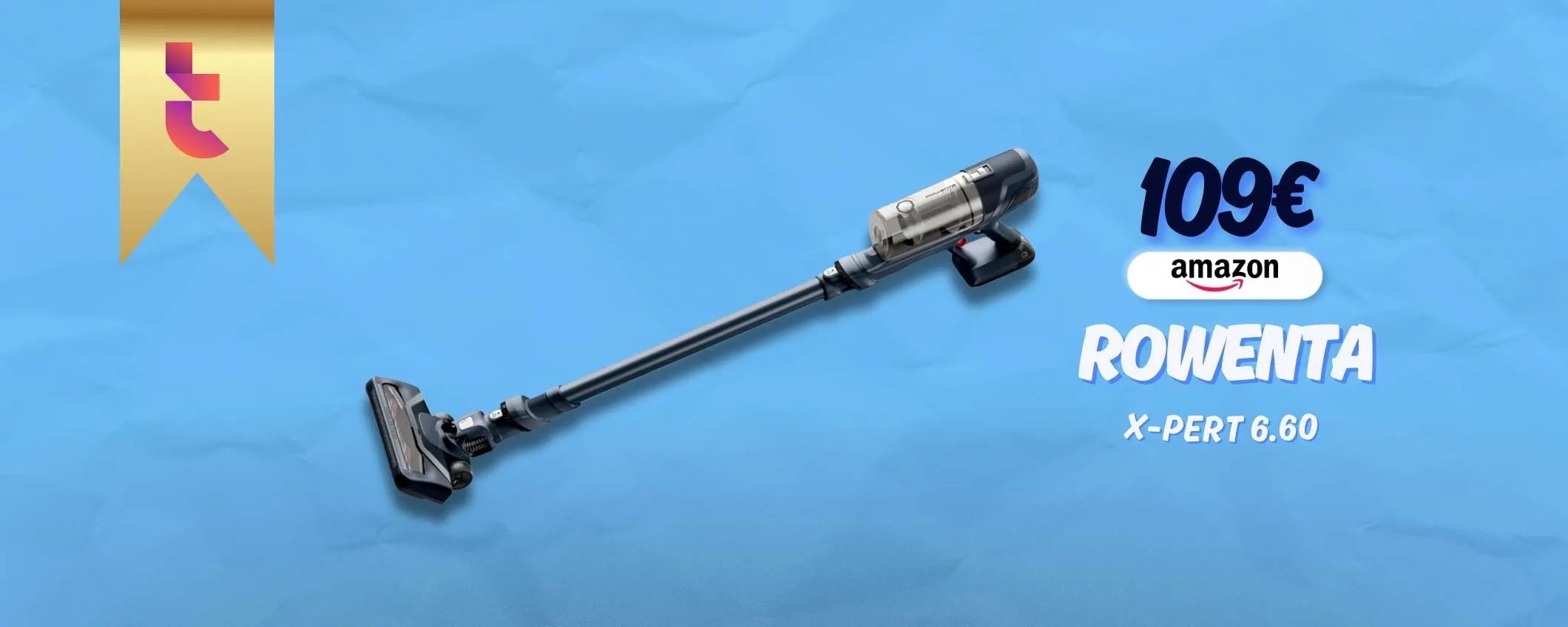 Rowenta X-Pert 6.60 torna a soli 109€ per pulizie veloci e profonde