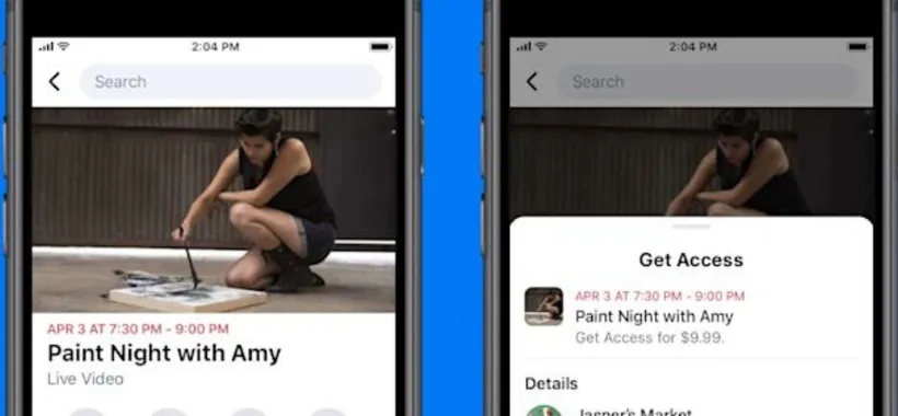 Facebook: in arrivo le dirette a pagamento