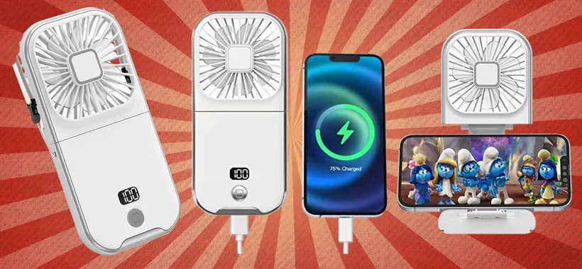 Powerbank, supporto smartphone e ventilatore: Amazon sforna GENIALATE (14€)