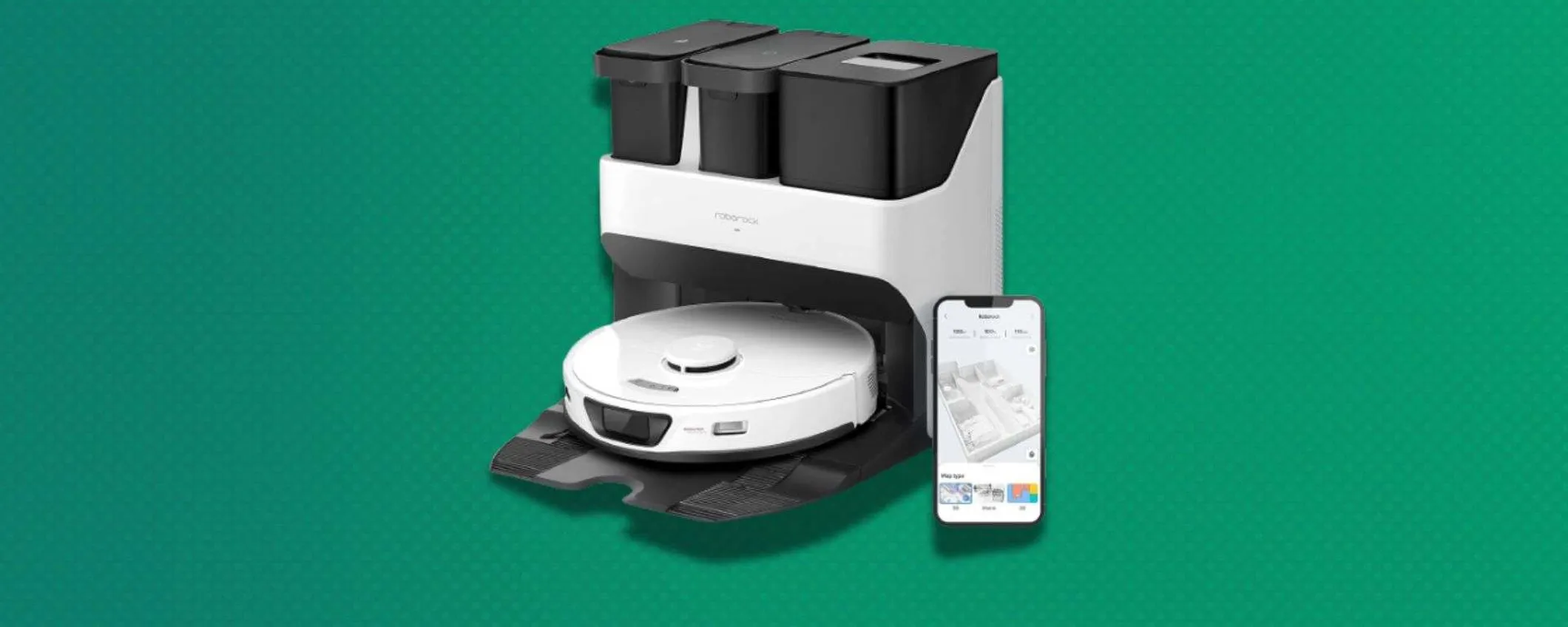 Roborock S7 Max Ultra, oggi risparmi 370€: potentissimo, avanzato e con stazione autosvuotamento