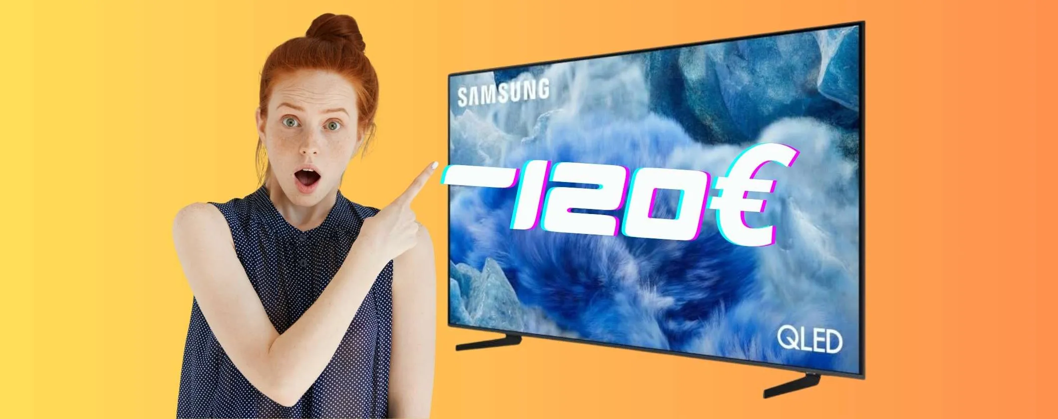 Smart TV Samsung QLED 4K da 43 pollici in sconto di oltre 120€