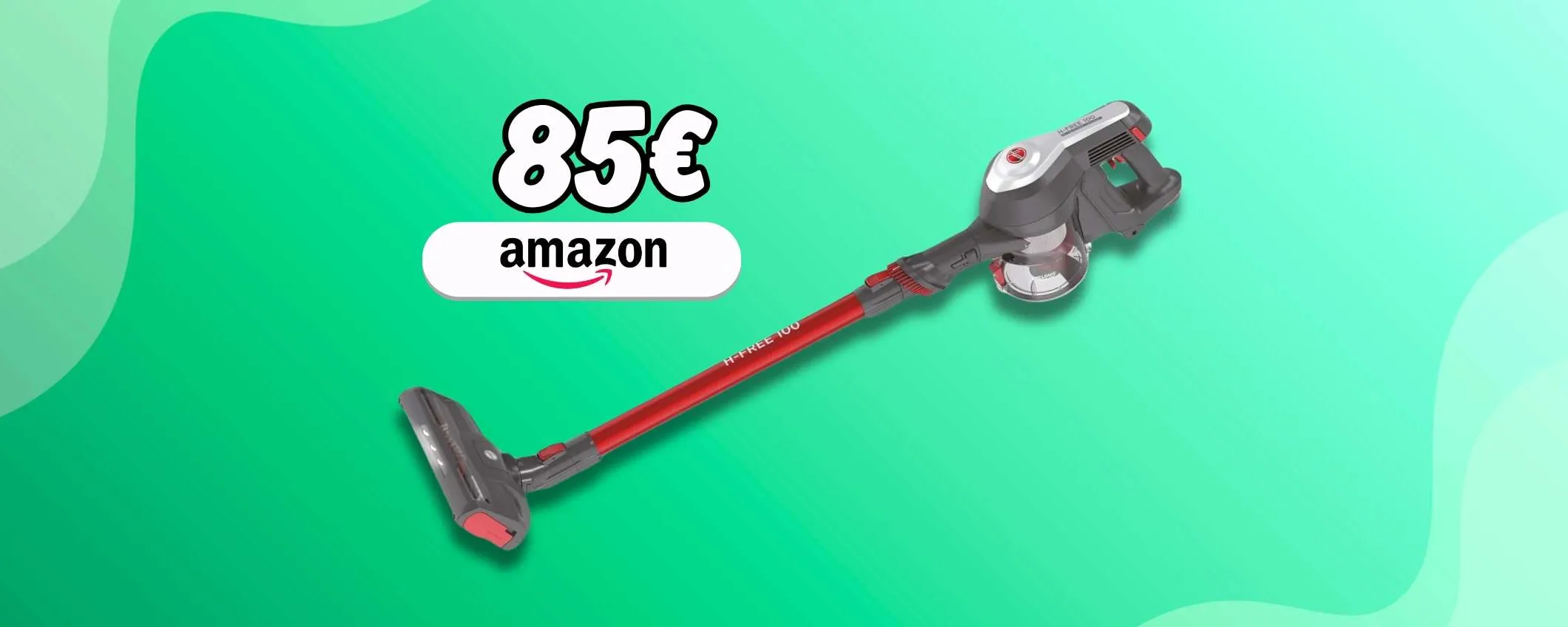 Gli 85€ meglio spesi per questo aspirapolvere senza fili Hoover (su Amazon)
