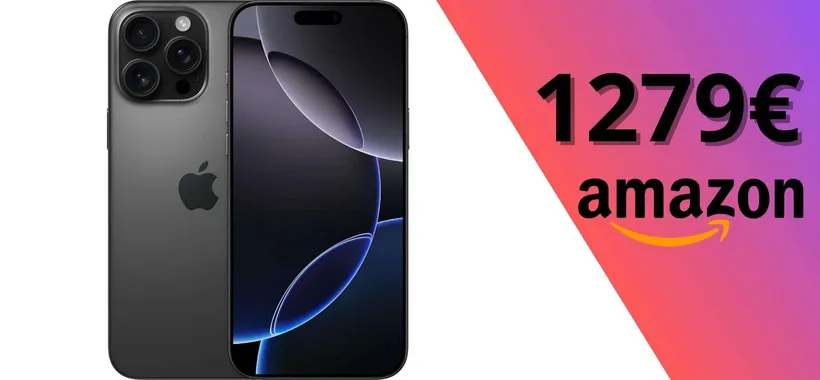 Apple iPhone 16 Pro Max, mai così economico: prestazioni al top, sconto imbattibile