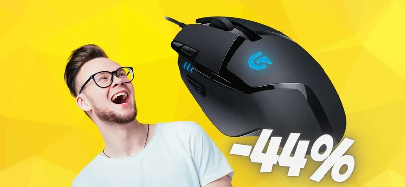 Logitech G402: mouse da gaming ergonomico e leggero al 44% in MENO