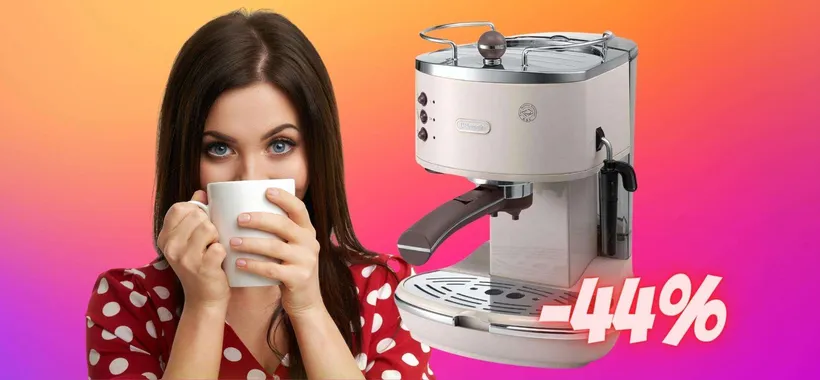 De'Longhi Icona Vintage: macchina per espresso e cappuccio al 44%