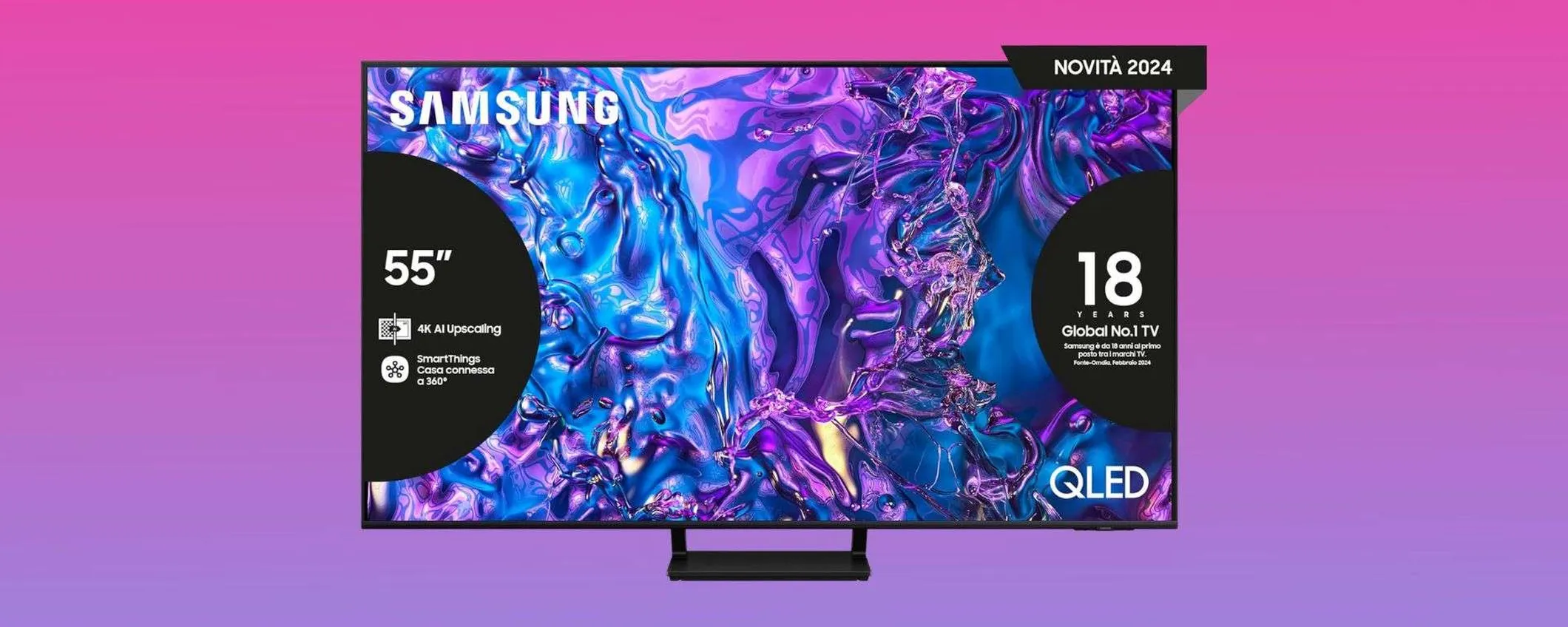 Samsung QLED 4K in offerta a meno di 560€: ecco perché scegliere questa Smart TV