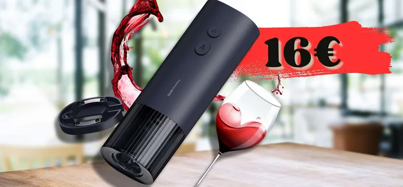 Cavatappi ELETTRICO di design: sconto EPICO ma lampo su Amazon