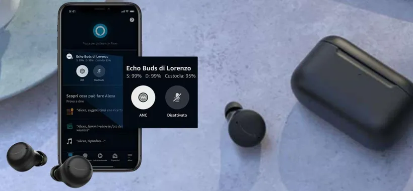 Auricolari Echo Buds 2 a prezzo SHOCK su Amazon: sconto WOW del 57%