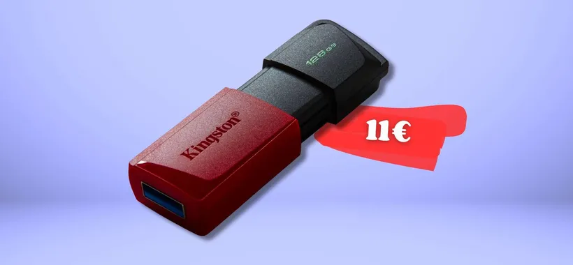 128GB di spazio a portata di CHIAVETTA USB 3.2, prezzo in PICCHIATA