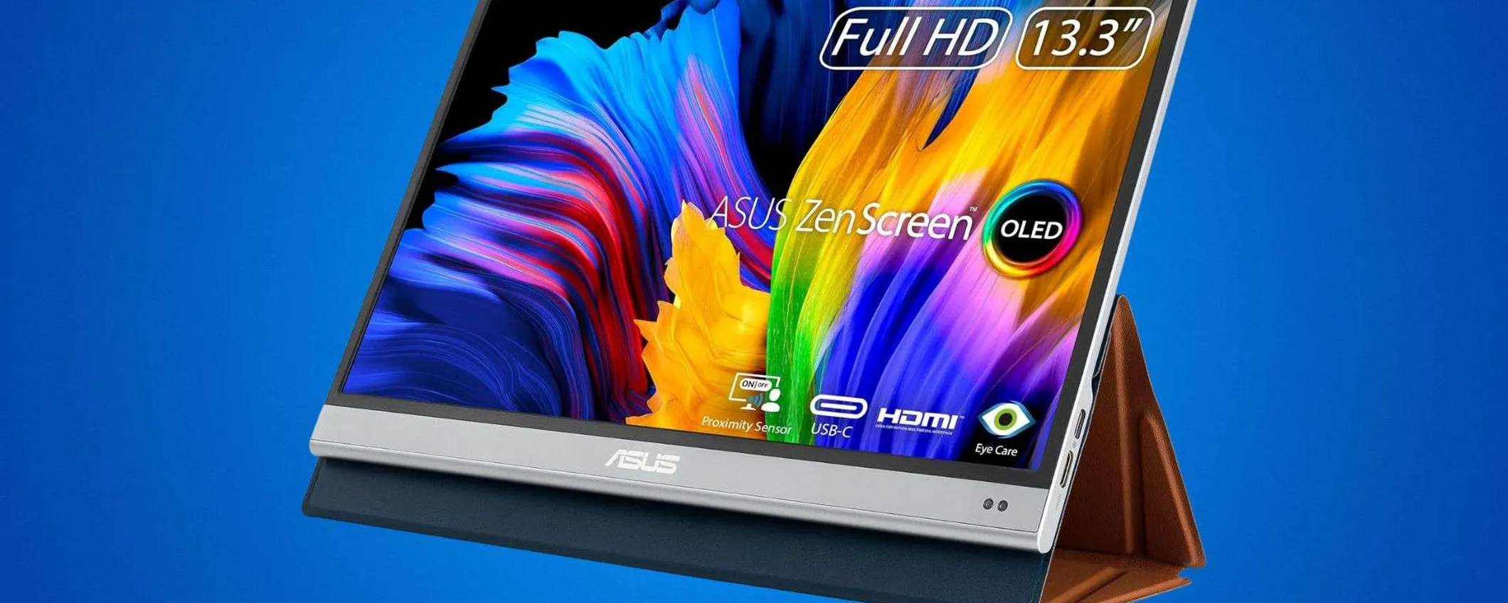 Monitor portatile OLED dell'Asus in SUPER offerta: design stupendo e qualità immensa