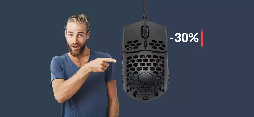 Mouse gaming ANTI sudore: vera genialata di Cooler Master (34€)