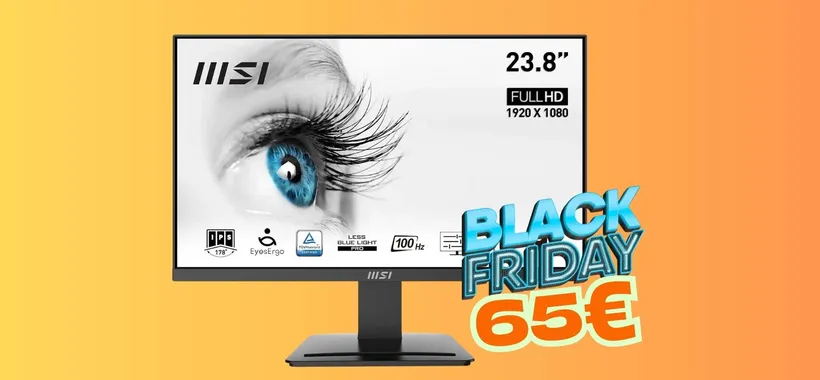 MSI PRO: monitor da 24" con pannello IPS FHD da 1ms tuo a soli 65€