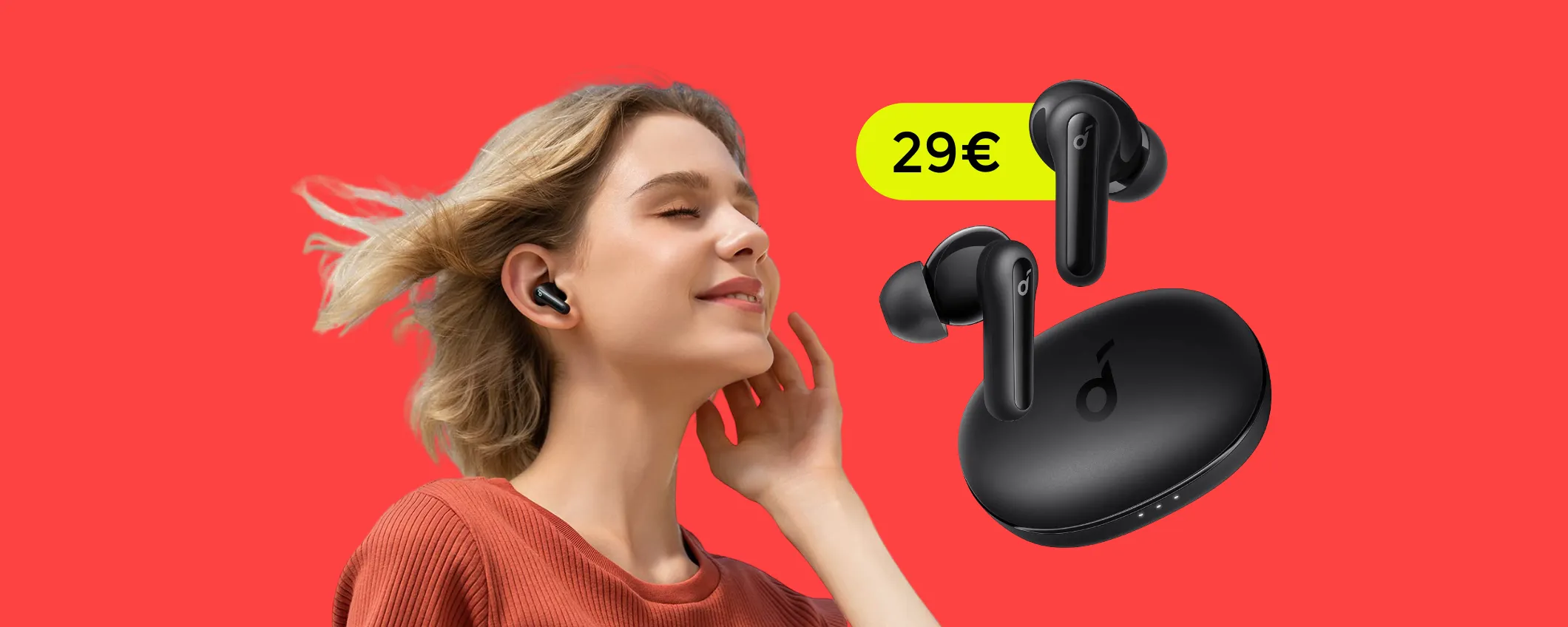 Auricolari con bassi POMPATISSIMI, durano più di un giorno: solo 29€