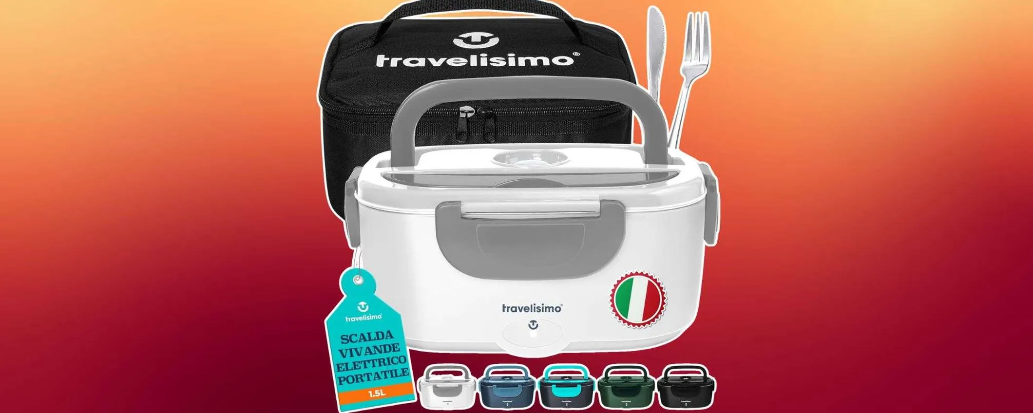 Scaldavivande 3-in-1 in offerta: il lunch-box per lavoro e università