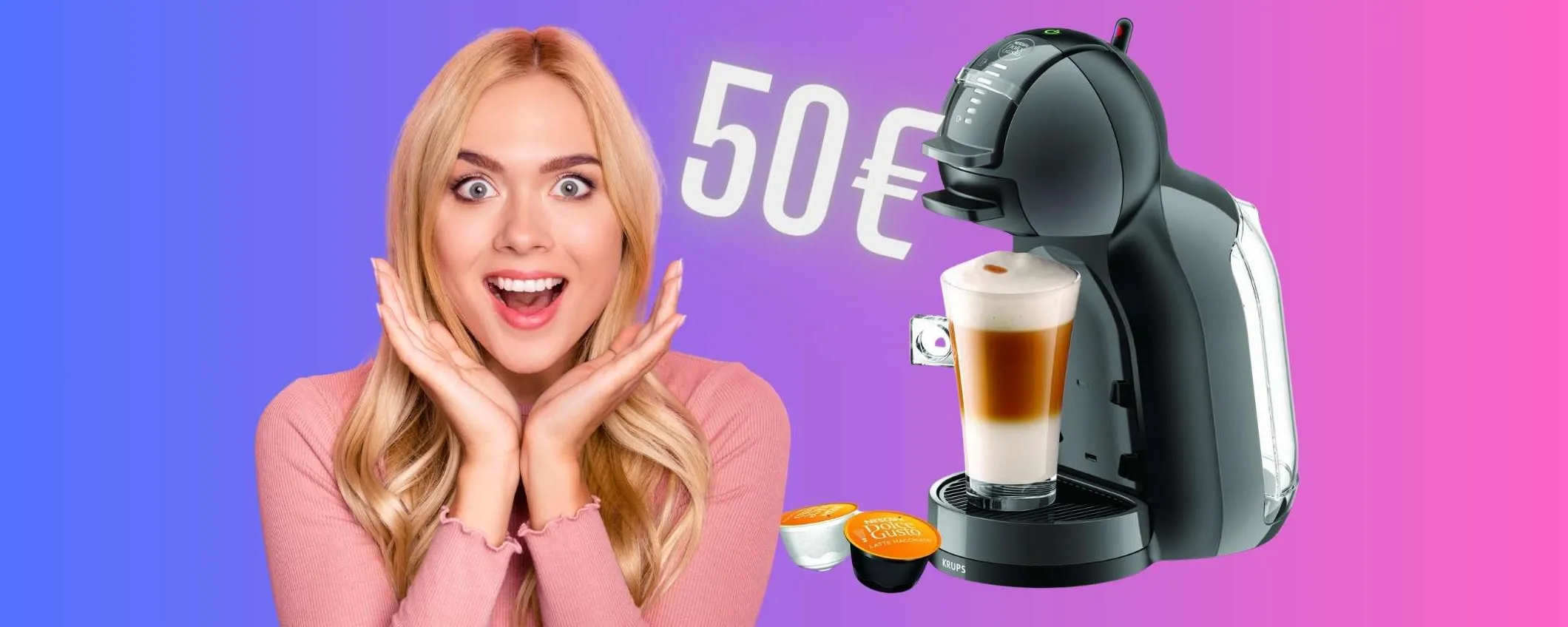 Macchina caffè Krups Mini a soli 50€ è una FOLLIA: il prezzo più basso