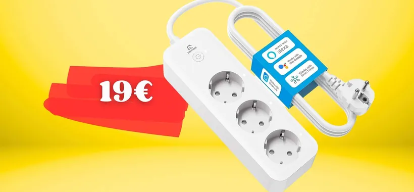 Multipresa 3in1 super SMART per controllo con app e voce (19€)