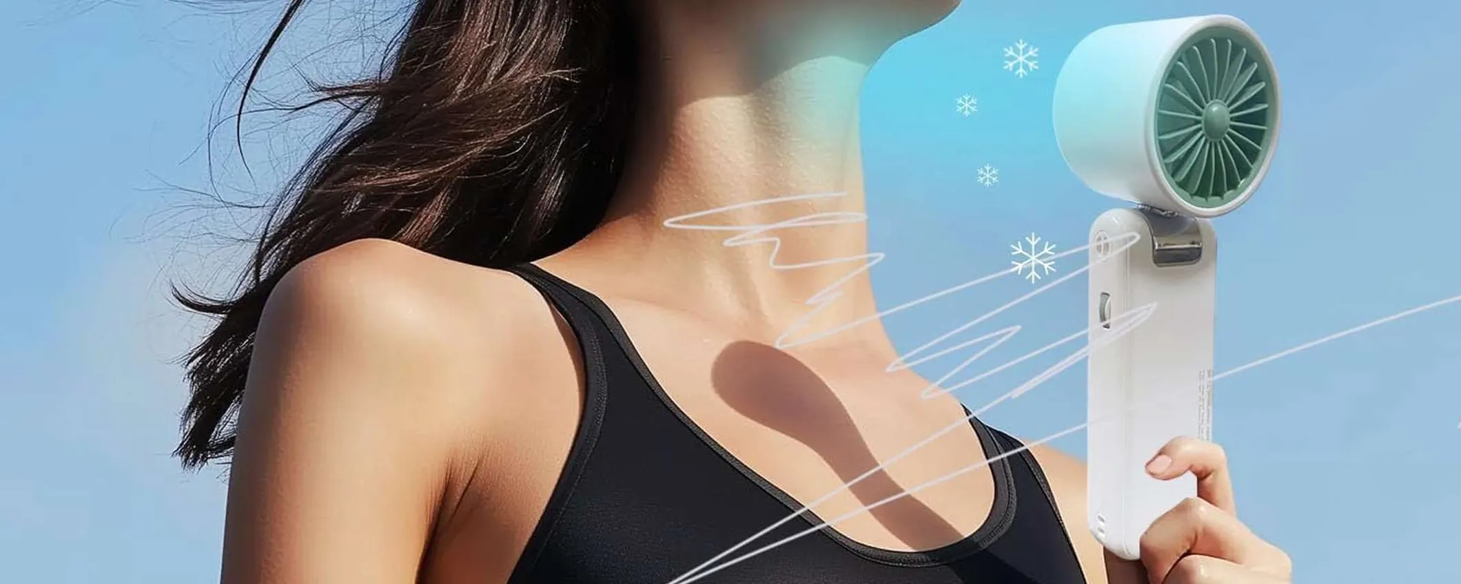 Ventilatore portatile con 100 velocità per le tue vacanze: sconto del 10% su Amazon