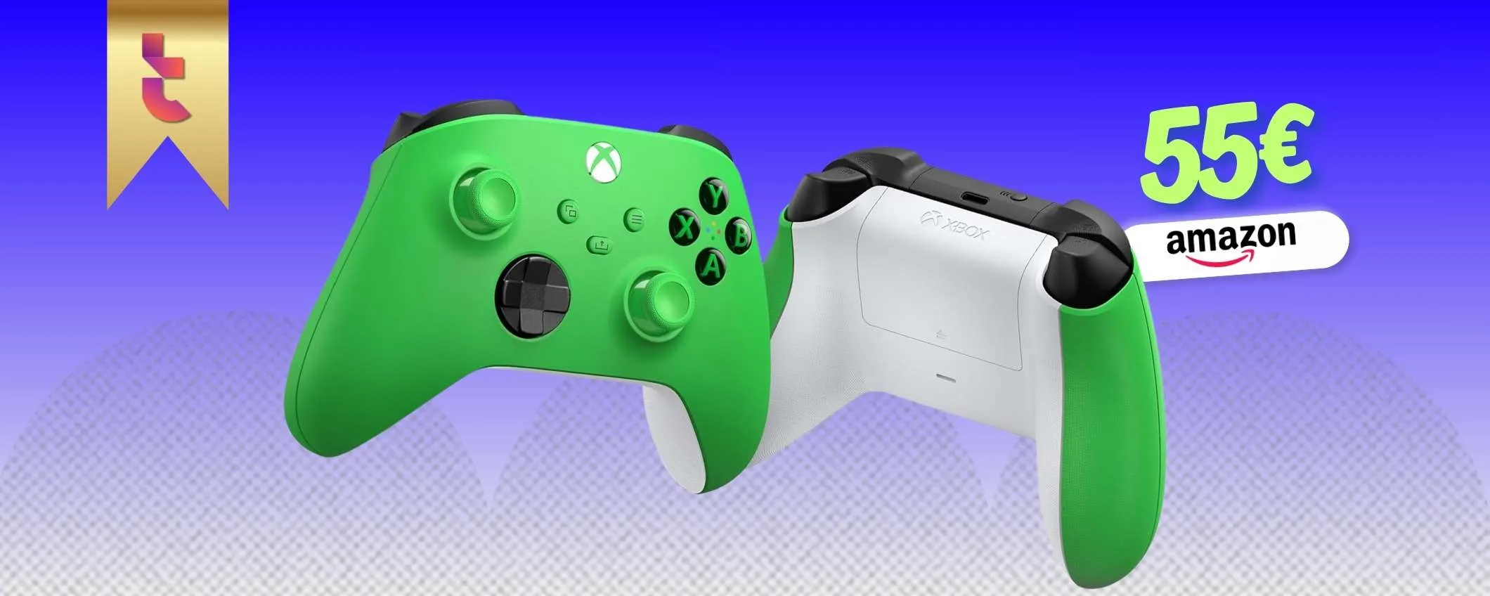 Il controller Xbox in Velocity Green è wireless e in scontissimo