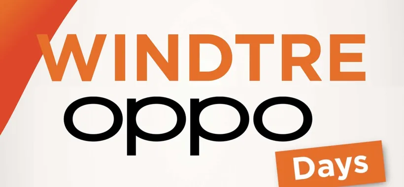 OPPO Days: 20 giorni di sconti folli con WINDTRE