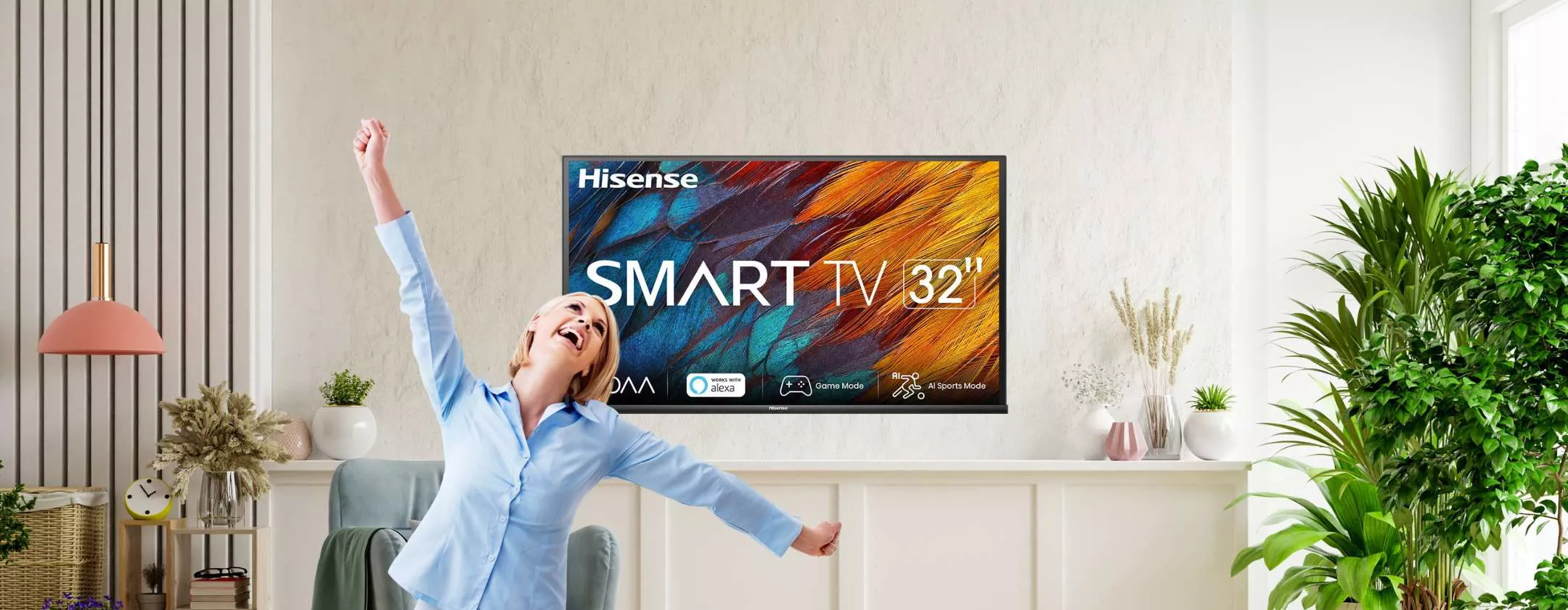 Smart TV Hisense 32 a 179€: scegli Unieuro, anche a Tasso Zero