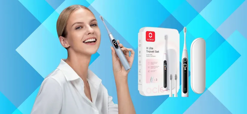 Oclean X Lite: spazzolino elettrico con 5 modalità e autonomia di 40 giorni