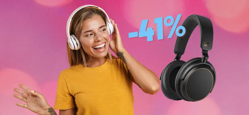 Minimo storico per le mitiche cuffie wireless Sennheiser ACCENTUM SE
