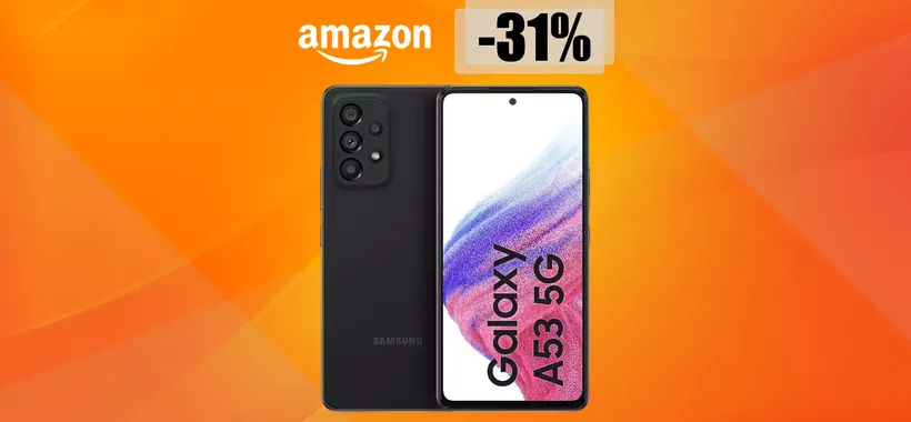 Samsung Galaxy A53 5G, il PREZZO PRECIPITA: vera occasione (-145€)