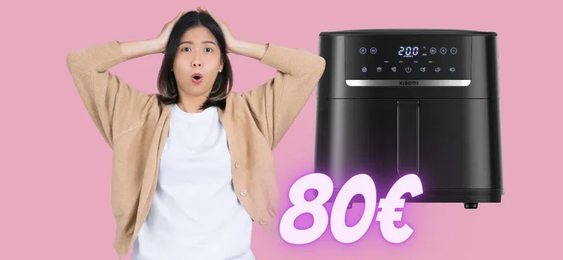Xiaomi Smart: EPICA friggitrice ad aria da 6L in SCONTO su eBay (80€)