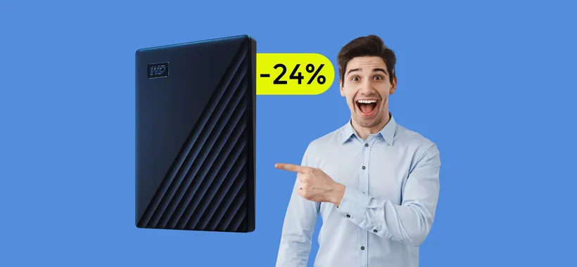 Hard disk esterno 5TB per Mac, non c'è di meglio ad appena 147€
