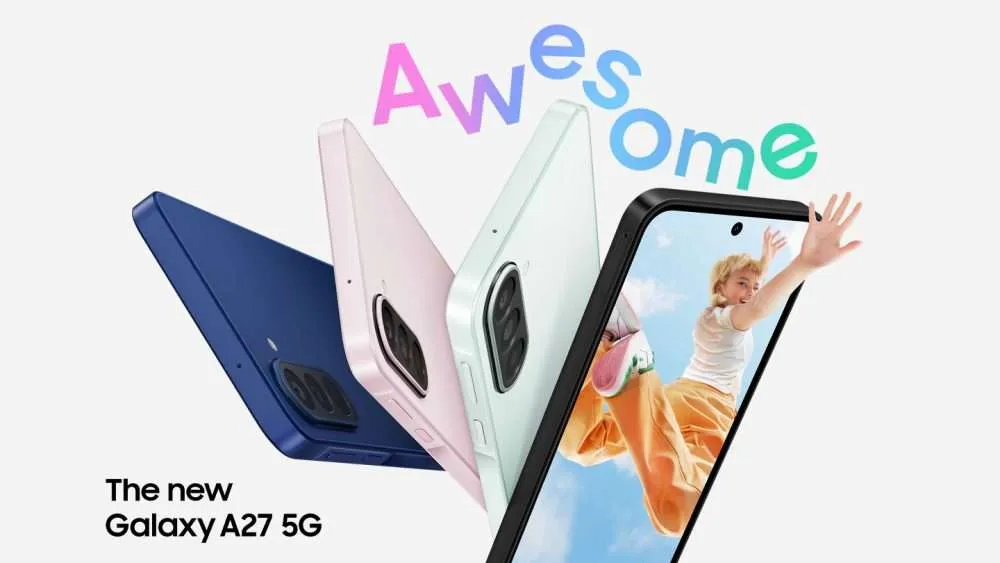 Samsung Galaxy A27 5G ufficiale: display AMOLED a 120 Hz, Snapdragon 6 Gen 3 e più funzioni AI