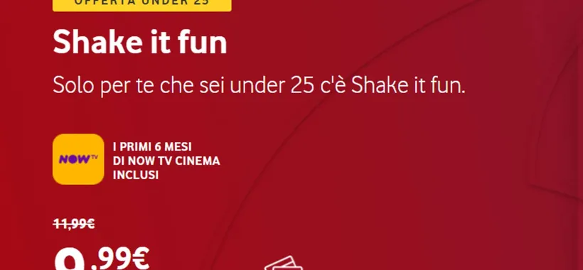 Shake it Fun: Giga Illimitati a soli 9,99€ al mese