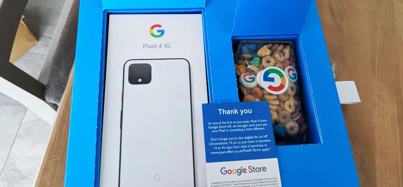 Pixel 4: la confezione di vendita è fantastica