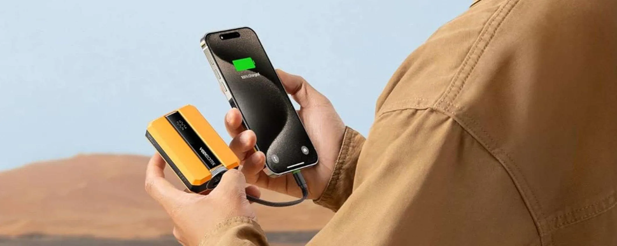Power Bank 10000mAh in offertissima (-43%) per una ricarica veloce e potente dove vuoi