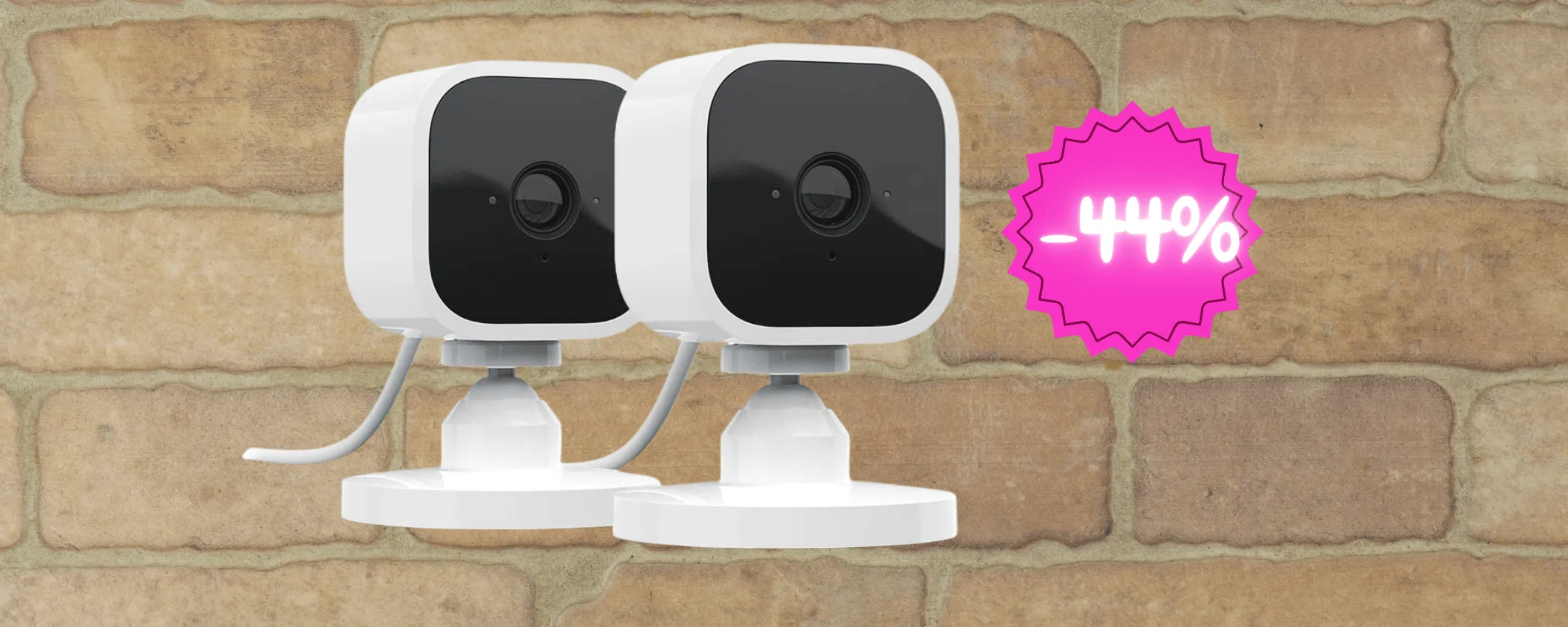 Blink Mini raddoppia la sicurezza in casa con l'offerta Amazon: 2 a 25€