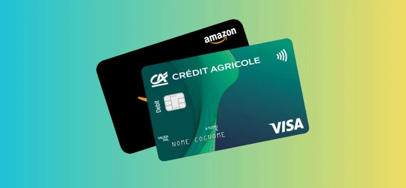 Crédit Agricole: conto a canone zero e fino a 450€ in Buoni Amazon