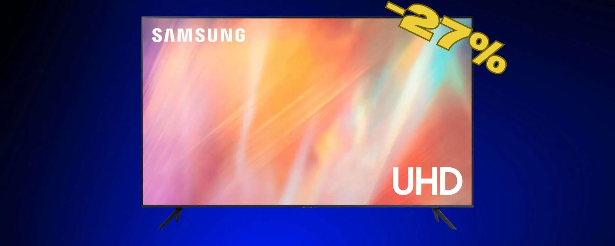 Televisore Samsung UHD a soli 435€: perfetto anche per le aziende