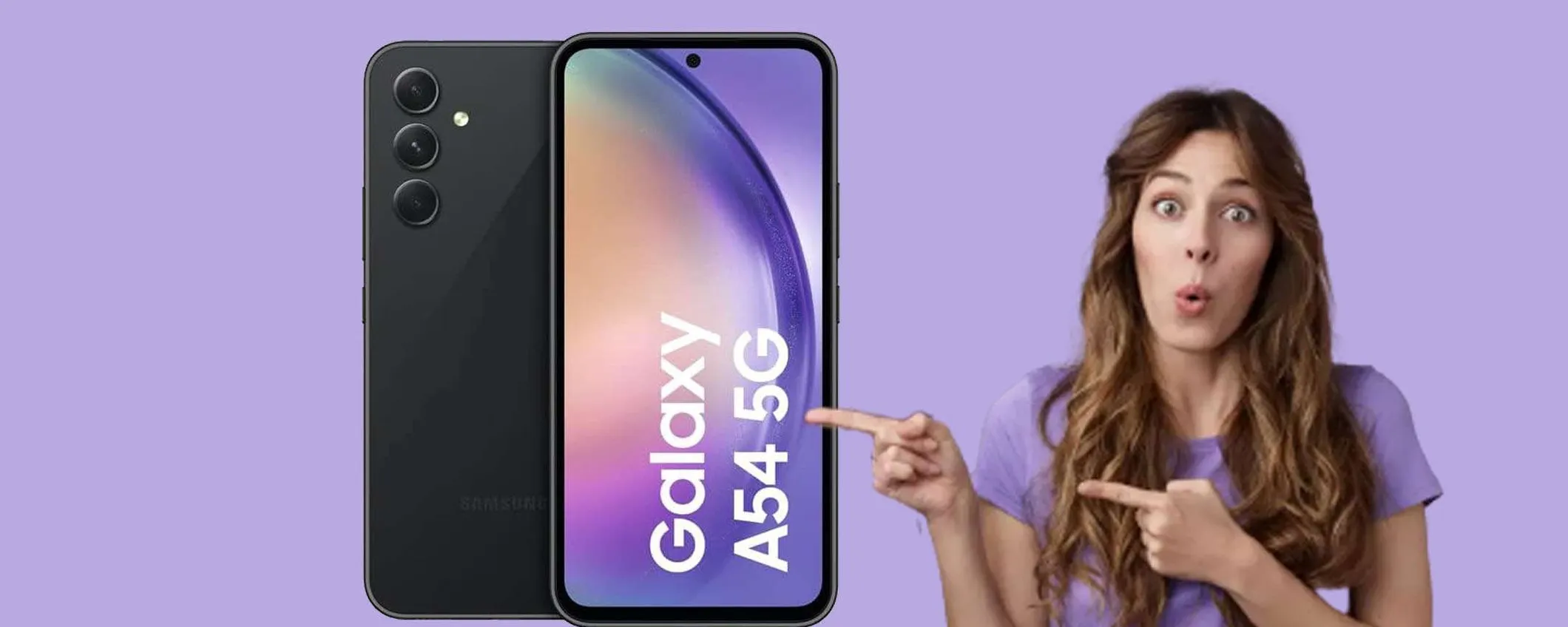 Samsung Galaxy A54 5G oggi in super offerta: sconto TOP del 33%