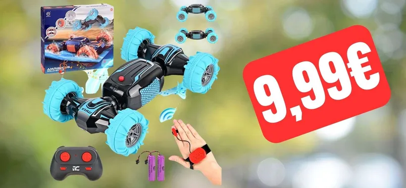 Macchina telecomandata, anche fuoristrada: solo 9,99 euro su Amazon