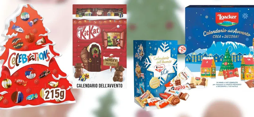 Calendari dell'avvento da 6,95€ su Amazon: solo DELIZIE di marche famose