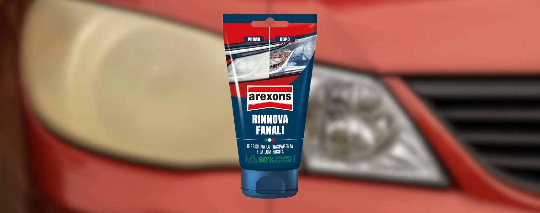 Fanali dell'auto da opachi a SPLENDENTI con 5,90€: genialata Arexons