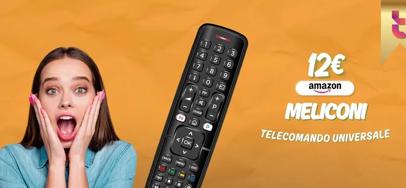 Questo telecomando si connette a QUALSIASI televisore in 1 secondo (12€)