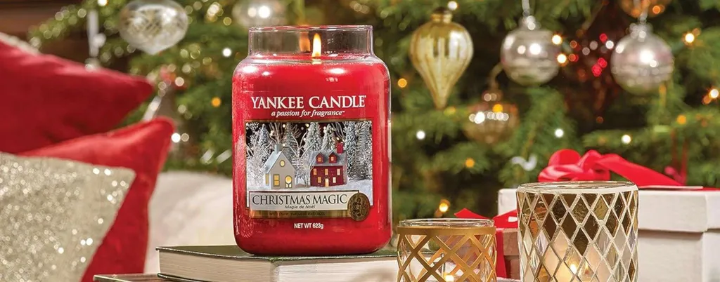 Yankee Candle candela profumata in giara grande natalizia