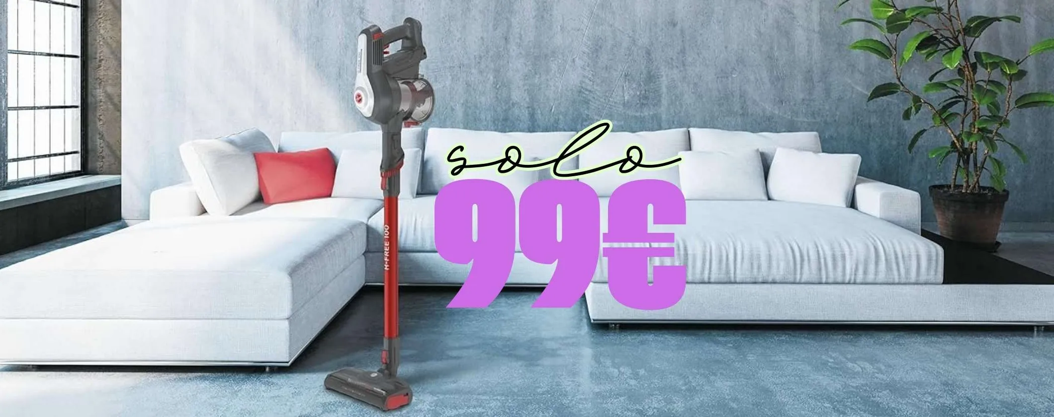Hoover H-FREE 100: la scopa elettrica economica che non delude (99€)