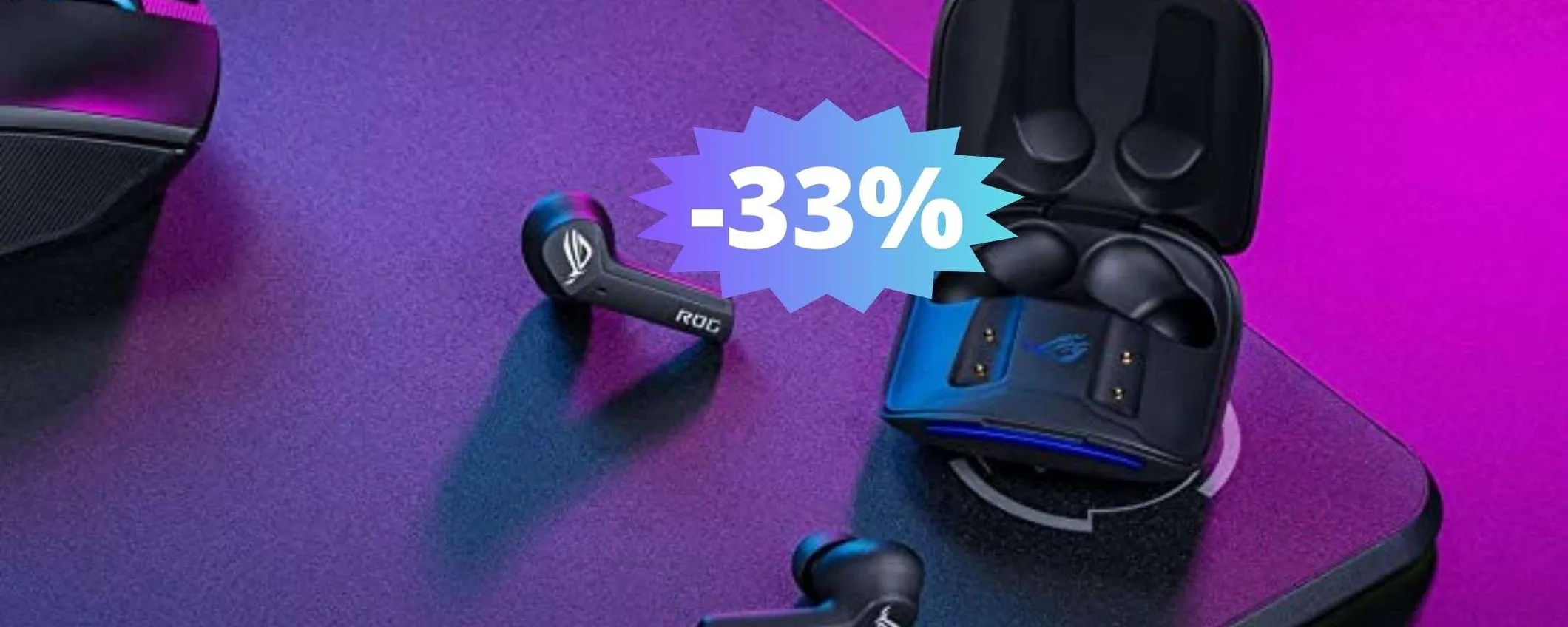 ASUS ROG Cetra: auricolari da gaming rivoluzionari in super offerta