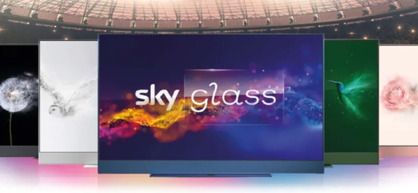 Sky TV e Netflix + Sky Calcio con Sky Glass incluso a soli 31,80€ al mese