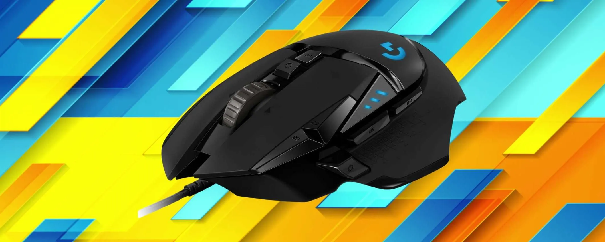 Logitech G502 HERO: mouse Gaming dalle prestazioni elevate ora in sconto