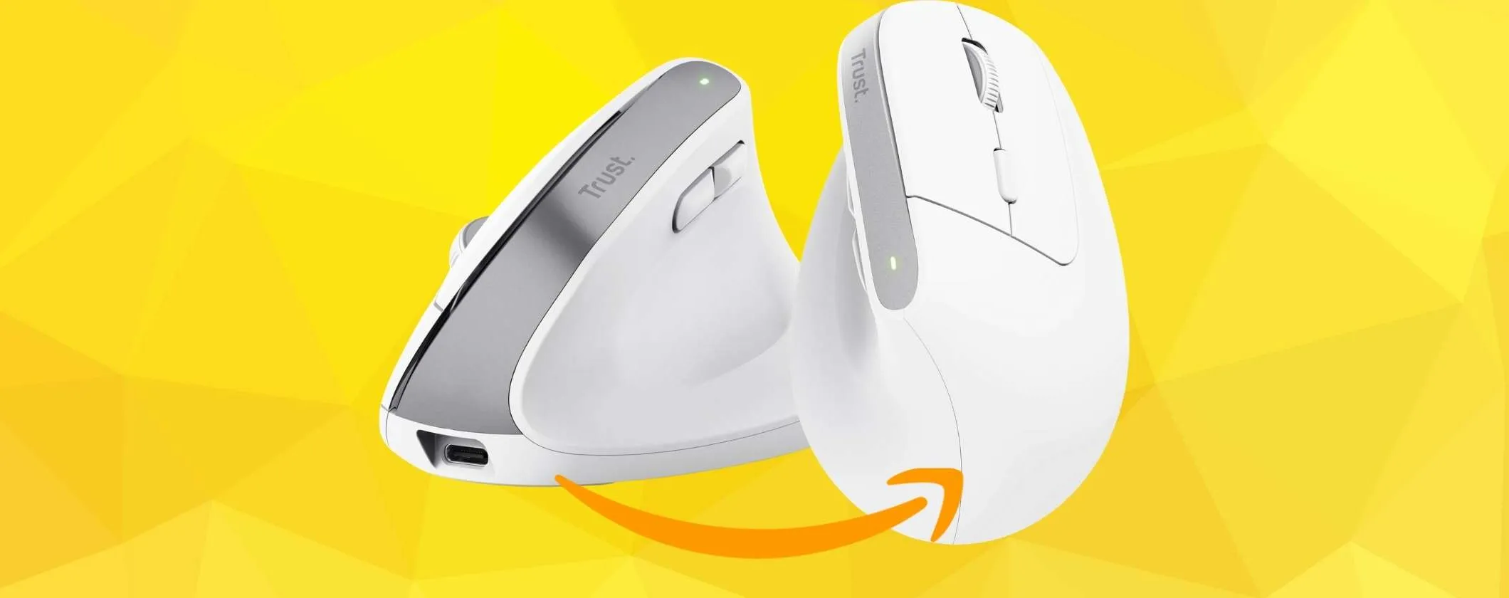 Mouse wireless verticale per non fare fatica anche tutto il giorno (32€)