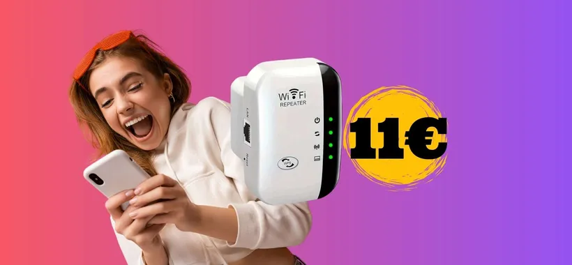 WiFi Extender a soli 11€: velocità fino a 300 Mbps