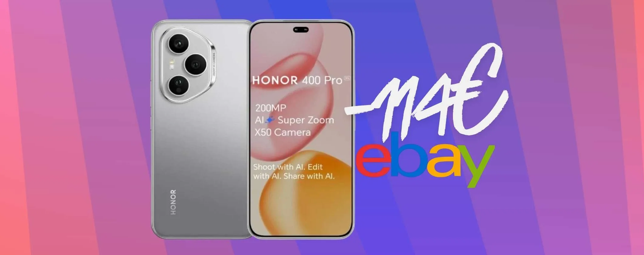 HONOR 400 Pro 5G da 512GB: foto strabilianti e ricarica pazzesca